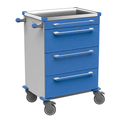 MOBI 58 N vozík zdravotnický plast ABS - modrá