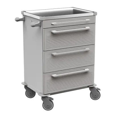 MOBI 58 N vozík zdravotnický plast ABS - šedá