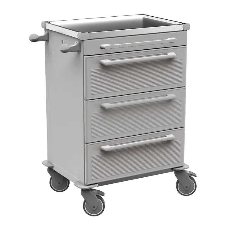 MOBI 58 N vozík zdravotnický plast ABS - šedá