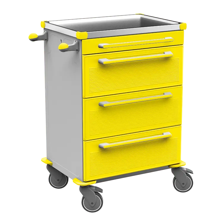 MOBI 58 N vozík zdravotnický plast ABS - žlutá