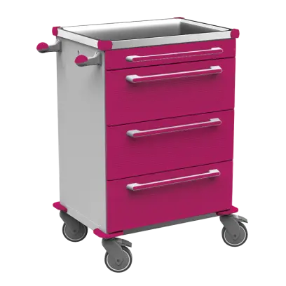 MOBI 58 N vozík zdravotnický plast ABS - fialová