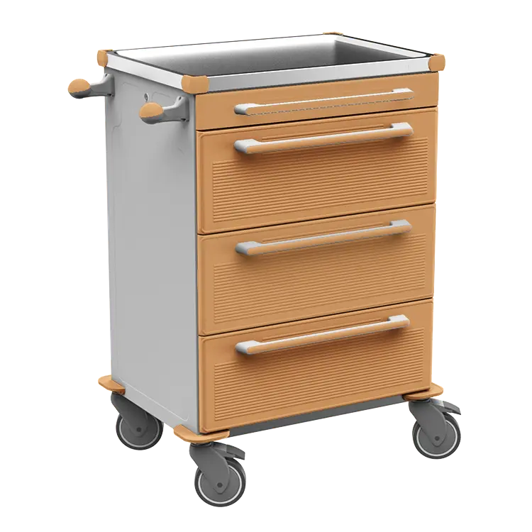 MOBI 58 N vozík zdravotnický plast ABS - hnědobéžová