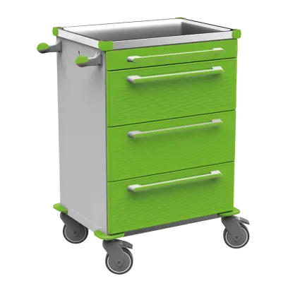 MOBI 58 N vozík zdravotnický plast ABS - zelená