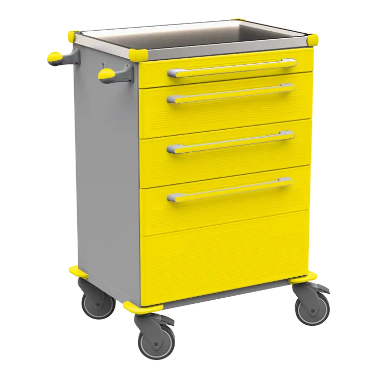 MOBI 59 N vozík zdravotnický plast ABS - žlutá