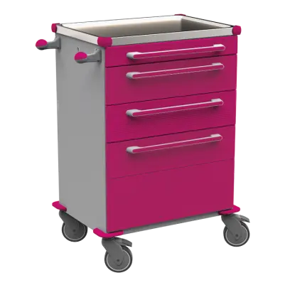 MOBI 59 N vozík zdravotnický plast ABS - fialová