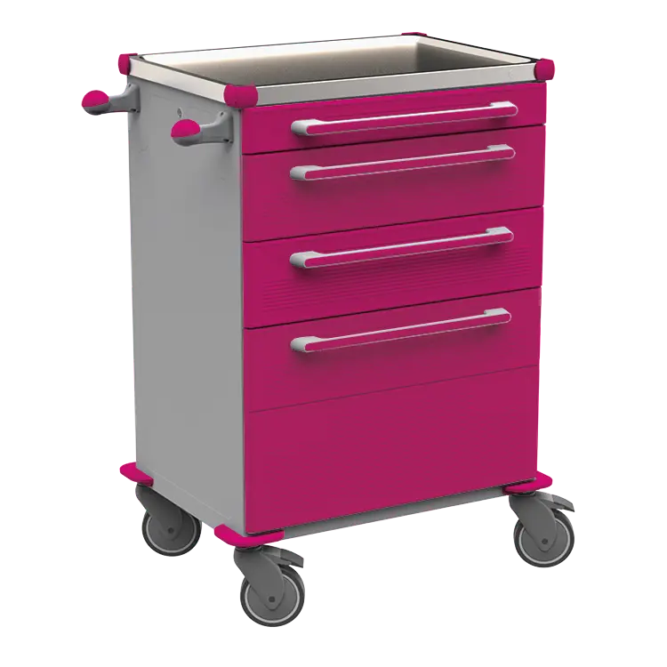 MOBI 59 N vozík zdravotnický plast ABS - fialová