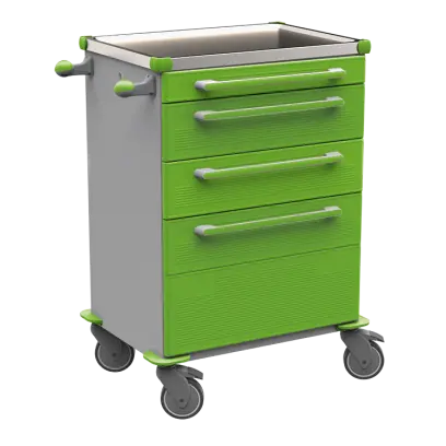 MOBI 59 N vozík zdravotnický plast ABS - zelená