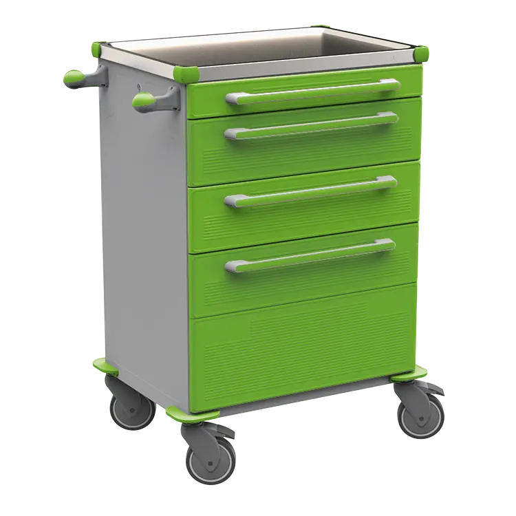 MOBI 59 N vozík zdravotnický plast ABS - zelená