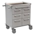 UNIT 201 N vozík zdravotnický plast ABS - šedá