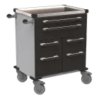 UNIT 212 N vozík zdravotnický plast ABS - černá