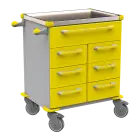 UNIT 216 N vozík zdravotnický plast ABS - žlutá