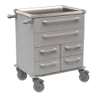 UNIT 221 N vozík zdravotnický plast ABS - šedá