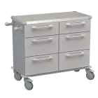 UNIT 228 N vozík zdravotnický plast ABS - šedá