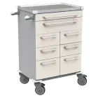 UNIT 261 N vozík zdravotnický plast ABS - bílá