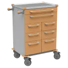 UNIT 261 N vozík zdravotnický plast ABS - hnědobéžová