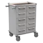 UNIT 267 N vozík zdravotnický plast ABS - šedá