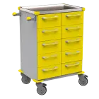 UNIT 267 N vozík zdravotnický plast ABS - žlutá