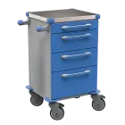 TINY 103 N vozík zdravotnický plast ABS - modrá