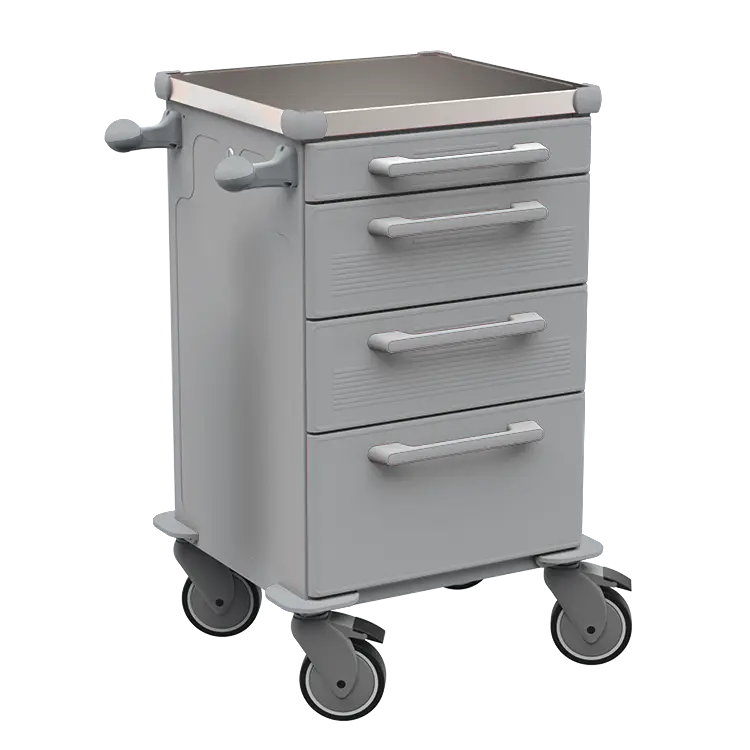 TINY 103 N vozík zdravotnický plast ABS - šedá