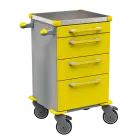 TINY 103 N vozík zdravotnický plast ABS - žlutá