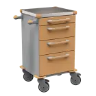 TINY 103 N vozík zdravotnický plast ABS - hnědobéžová