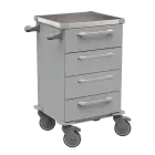 TINY 104 N vozík zdravotnický plast ABS - šedá