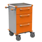 TINY 105 N vozík zdravotnický plast ABS - oranžová