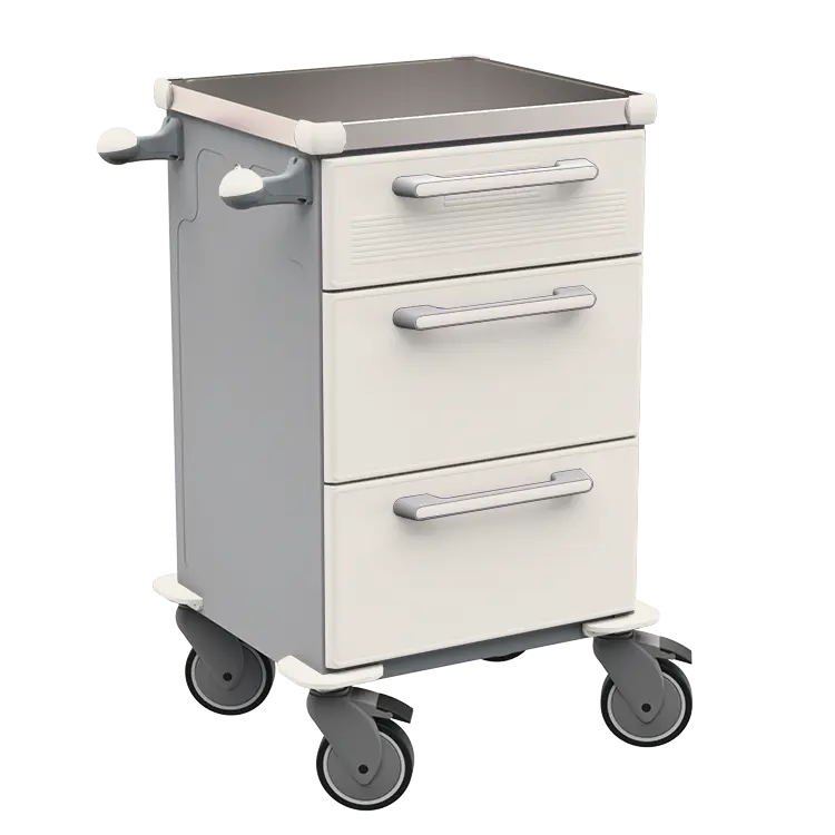 TINY 105 N vozík zdravotnický plast ABS - bílá