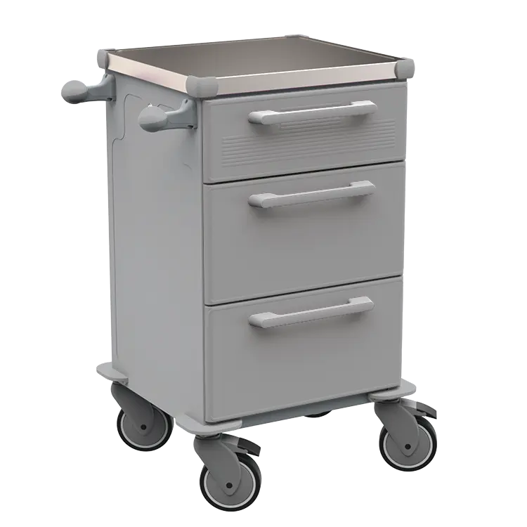 TINY 105 N vozík zdravotnický plast ABS - šedá