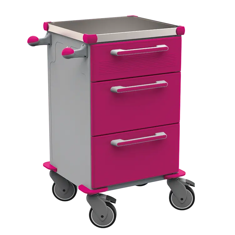 TINY 105 N vozík zdravotnický plast ABS - fialová