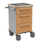 TINY 105 N vozík zdravotnický plast ABS - hnědobéžová