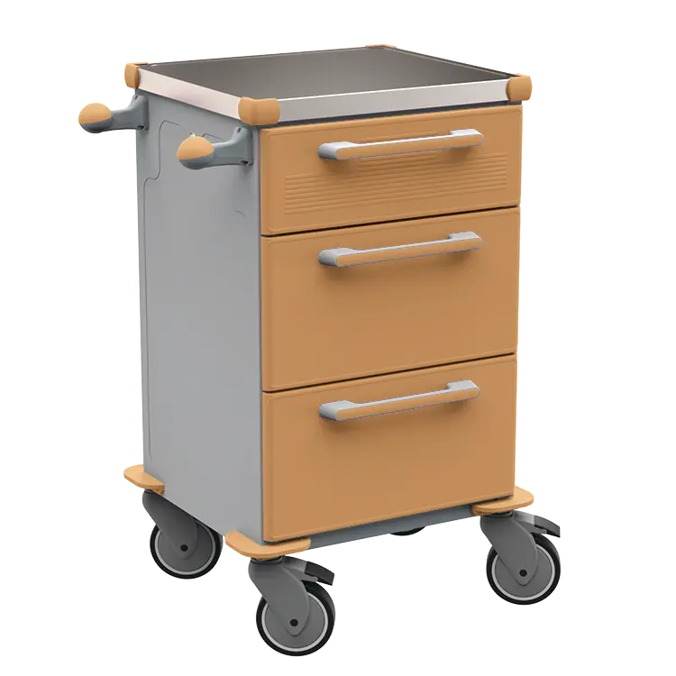 TINY 105 N vozík zdravotnický plast ABS - hnědobéžová