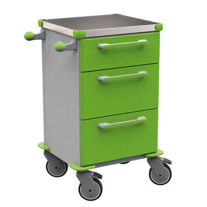 TINY 105 N vozík zdravotnický plast ABS - zelená