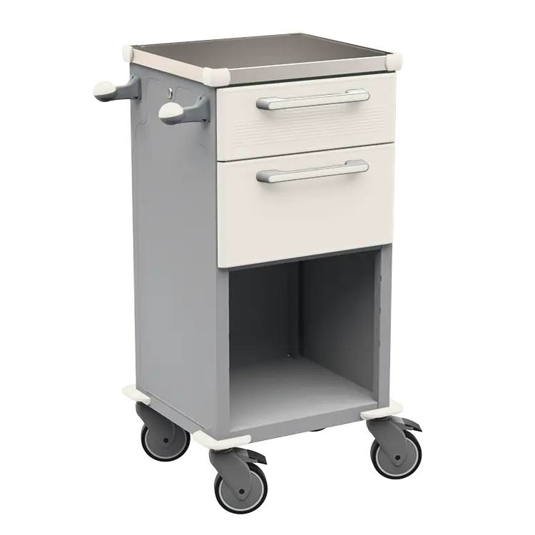 TINY 150 N vozík zdravotnický plast ABS - bílá