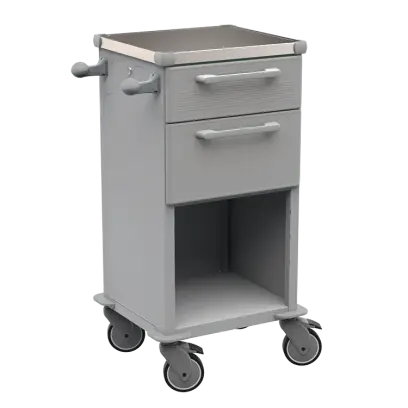 TINY 150 N vozík zdravotnický plast ABS - šedá