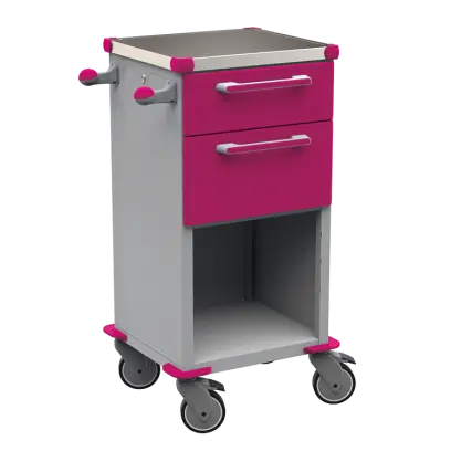 TINY 150 N vozík zdravotnický plast ABS - fialová