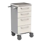 TINY 151 N vozík zdravotnický plast ABS - bílá