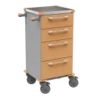 TINY 151 N vozík zdravotnický plast ABS - hnědobéžová