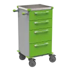 TINY 151 N vozík zdravotnický plast ABS - zelená