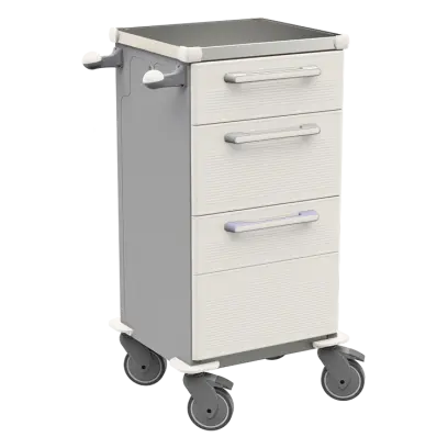 TINY 152 N vozík zdravotnický plast ABS - bílá