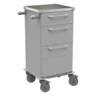 TINY 152 N vozík zdravotnický plast ABS - šedá