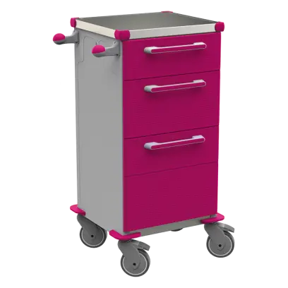 TINY 152 N vozík zdravotnický plast ABS - fialová