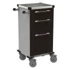 TINY 152 N vozík zdravotnický plast ABS - černá