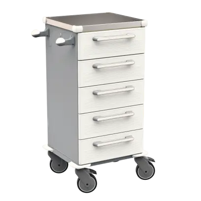 TINY 153 N vozík zdravotnický plast ABS - bílá