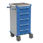 TINY 153 N vozík zdravotnický plast ABS - modrá