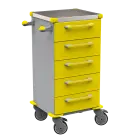 TINY 153 N vozík zdravotnický plast ABS - žlutá