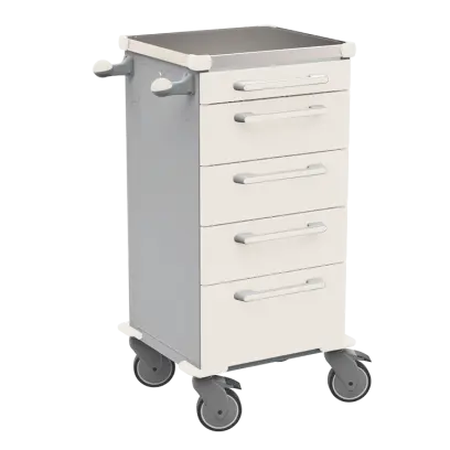 TINY 156 N vozík zdravotnický plast ABS - bílá