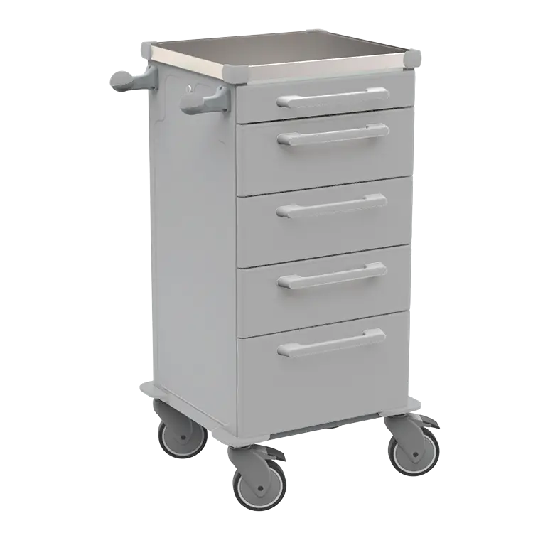 TINY 156 N vozík zdravotnický plast ABS - šedá