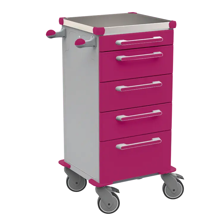 TINY 156 N vozík zdravotnický plast ABS - fialová