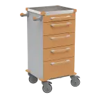 TINY 156 N vozík zdravotnický plast ABS - hnědobéžová